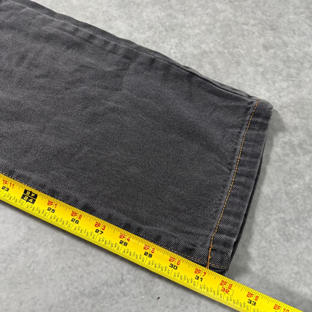 Cotton On Carpenter Jean Relaxed Straight Denim Black Womens - Size: 26x32 - Picture 8 of 11